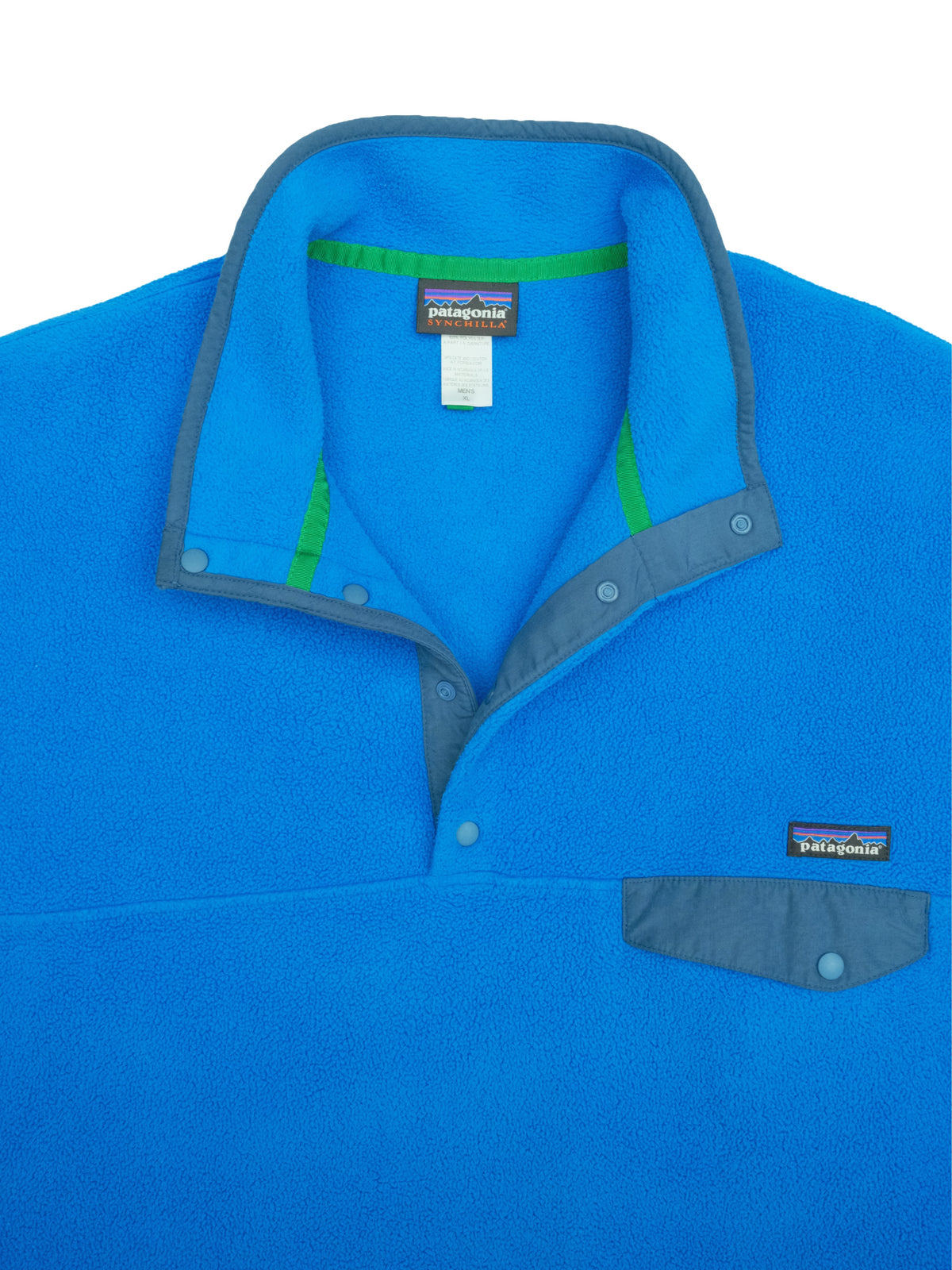 2014 Patagonia Synchilla Snap-T - Andes Blue (XL)