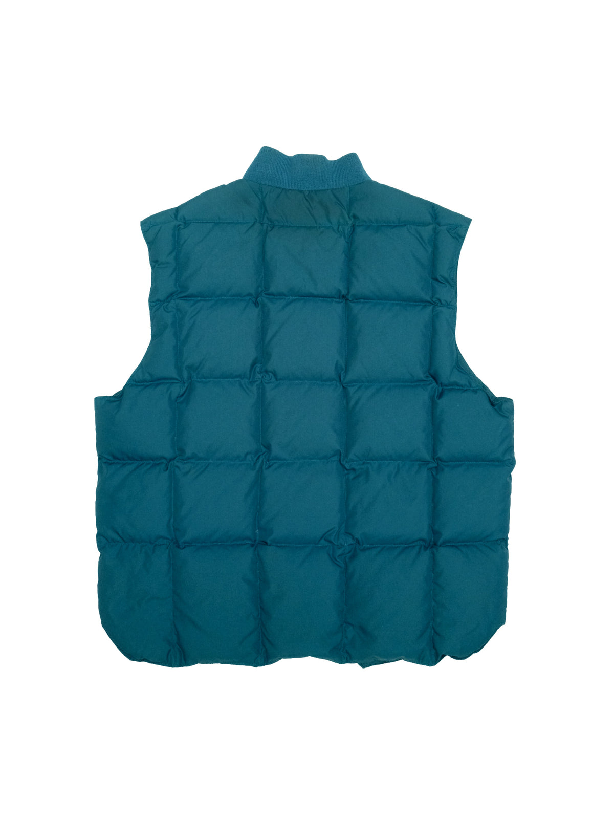 80's Cabela's Premier Goose Down Western Vest - Teal (M)