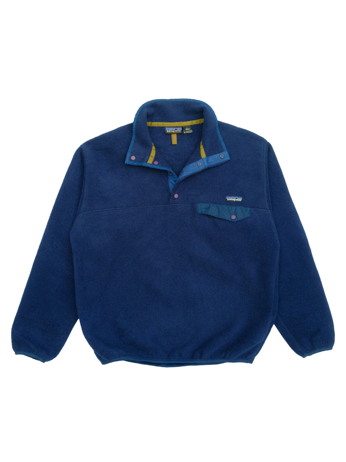 1998 Patagonia Synchilla Snap-T Fleece - Classic Navy/Velvet (L)