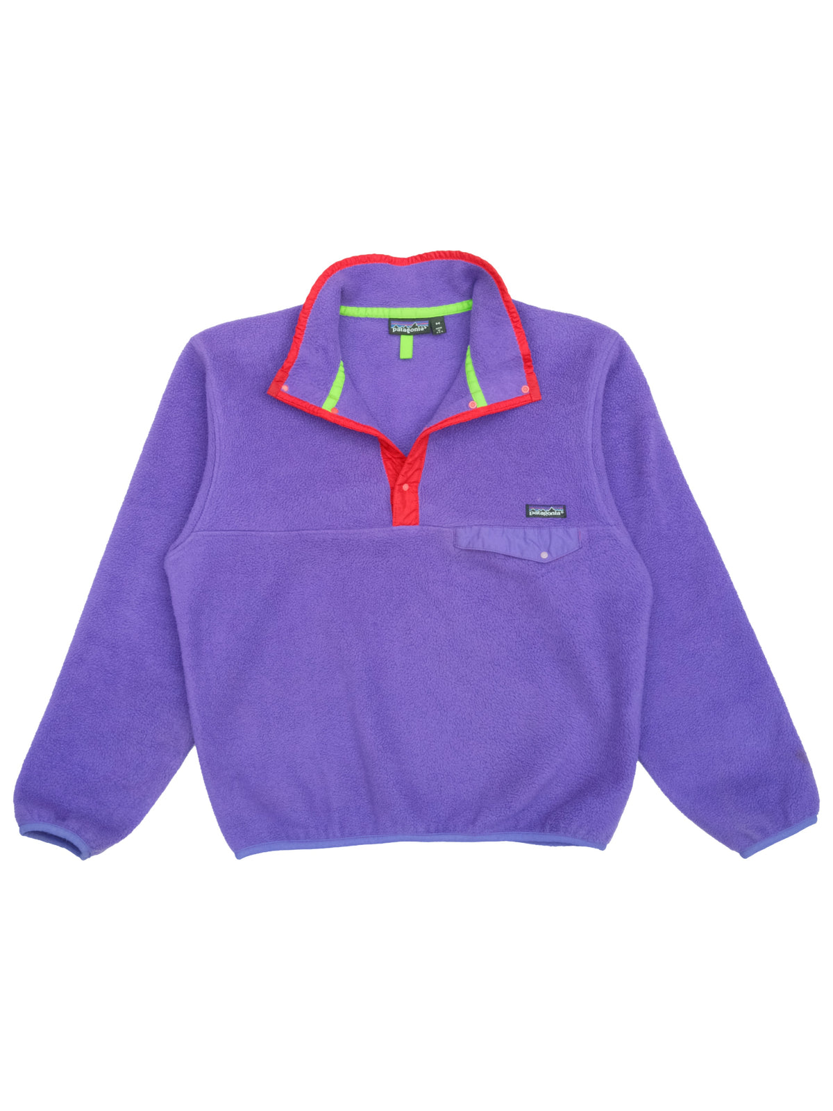 1995 Patagonia Synchilla Snap-T - Amethyst/Cardinal (M)